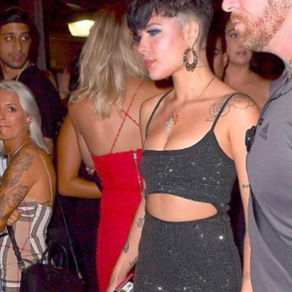 I.AM.GIA Aurora Diamante Black Dress XS - Picture 9 of 10